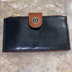 Black and Brown Leather Wallet